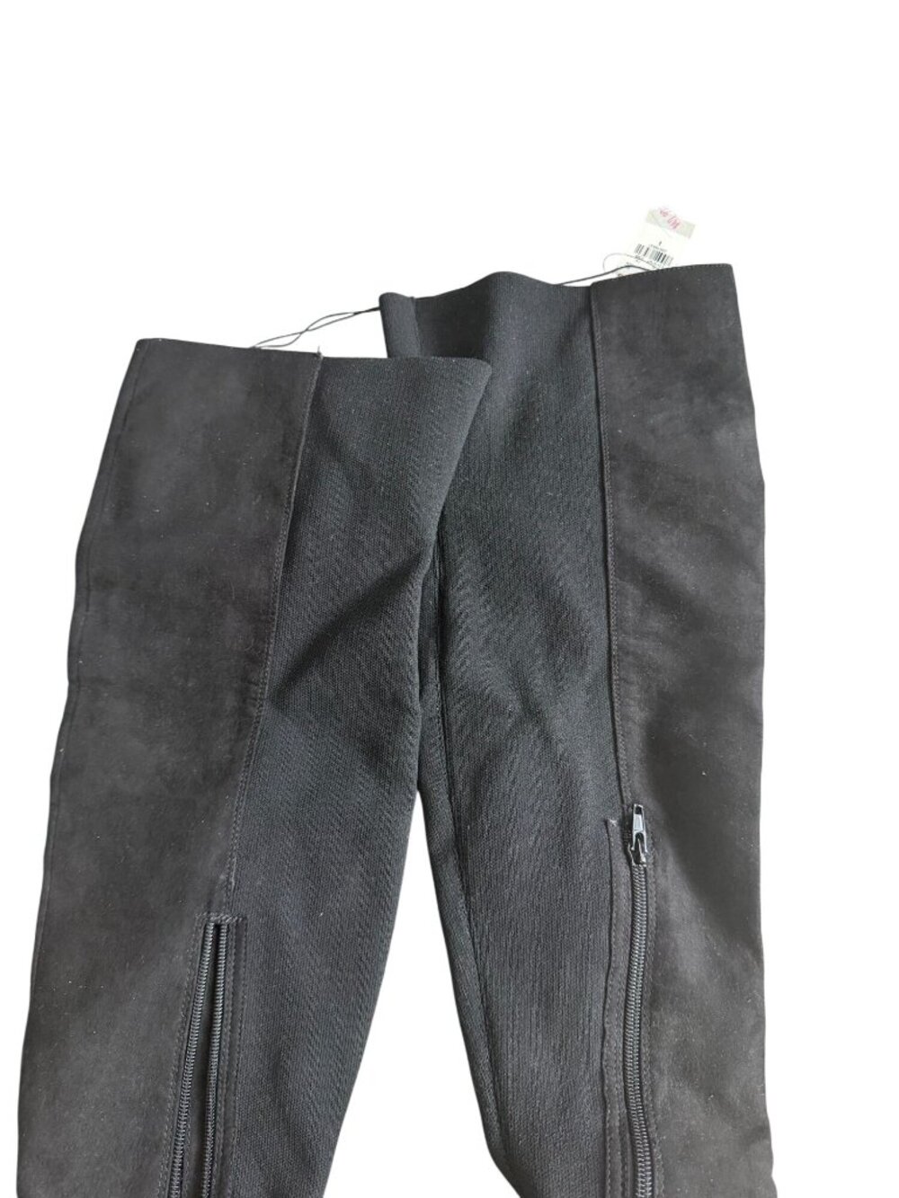 EXPRESS Pull On Black Knee High Stretch Boots Size 8 NEW NWT - Picture 3 of 8